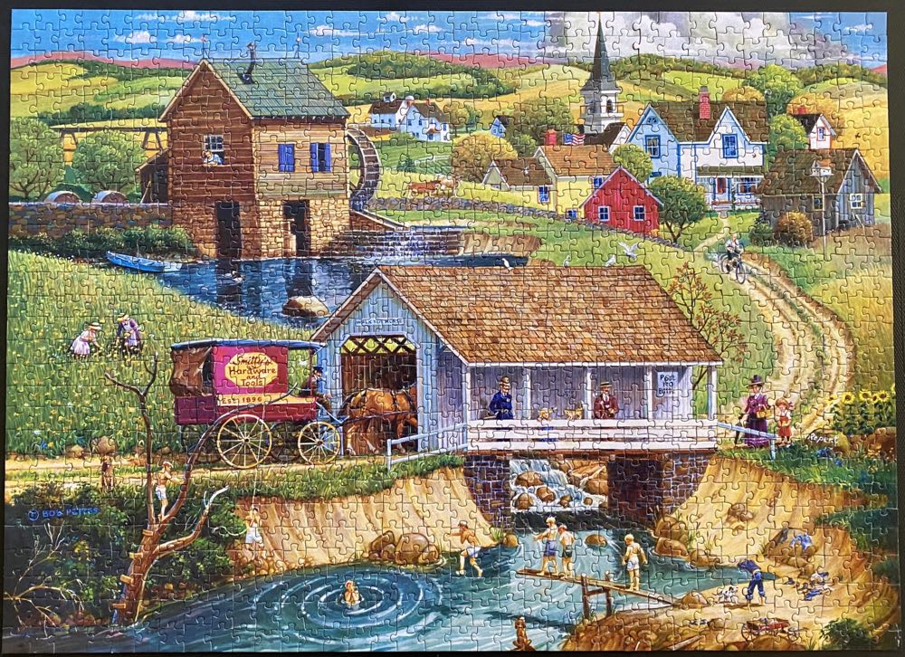 Last Swim Of Summer - MasterPieces puzzle collectible [Barcode 705988719363] - Main Image 2