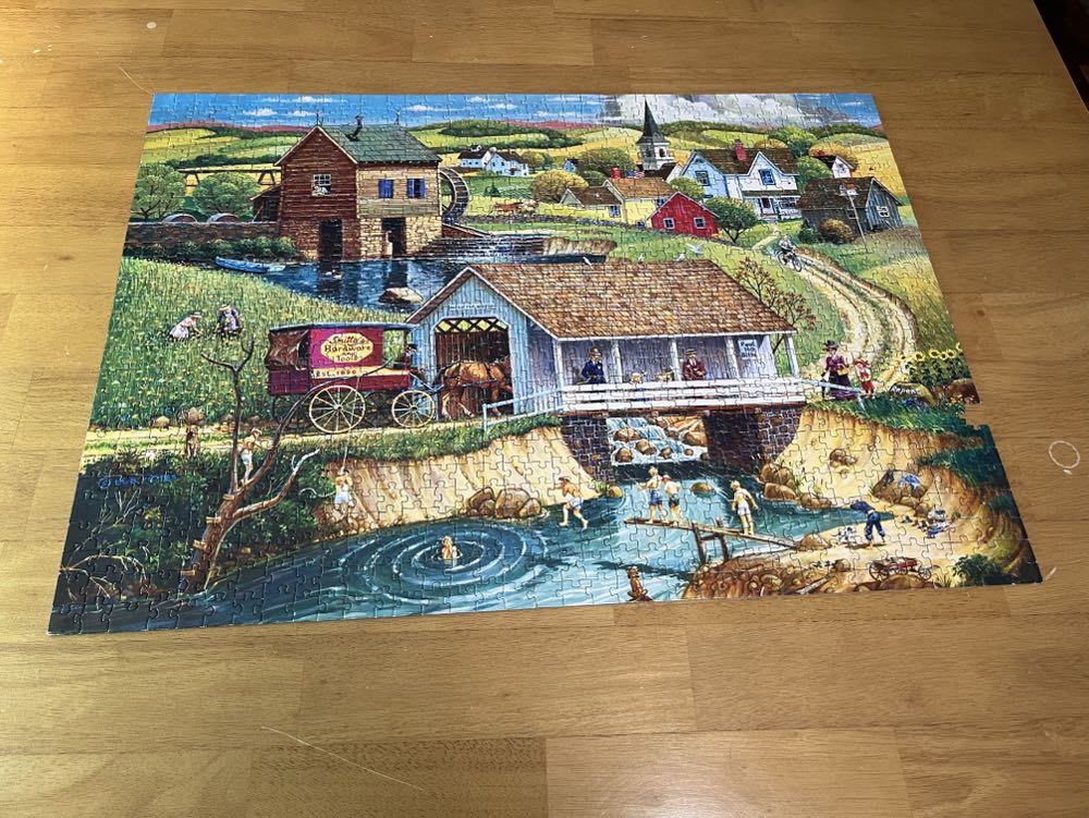 Last Swim Of Summer - MasterPieces puzzle collectible [Barcode 705988719363] - Main Image 3