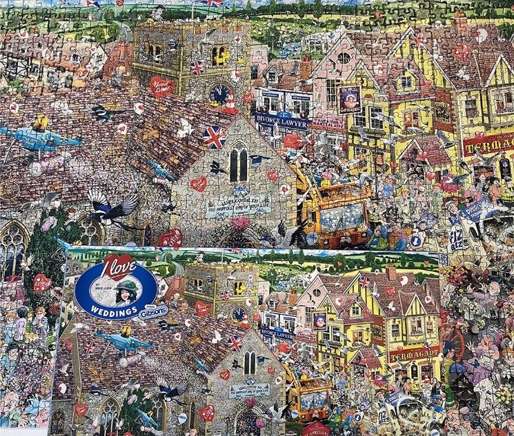 I ❤️ Weddings - Gibsons puzzle collectible [Barcode 5012269070958] - Main Image 4