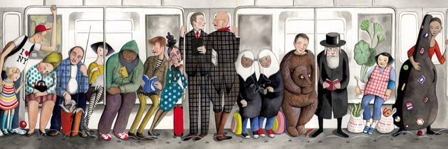 Missed Connections (Verkocht Wendy Badmeisje €15,00) - New York Puzzle Company puzzle collectible [Barcode 819844018511] - Main Image 2