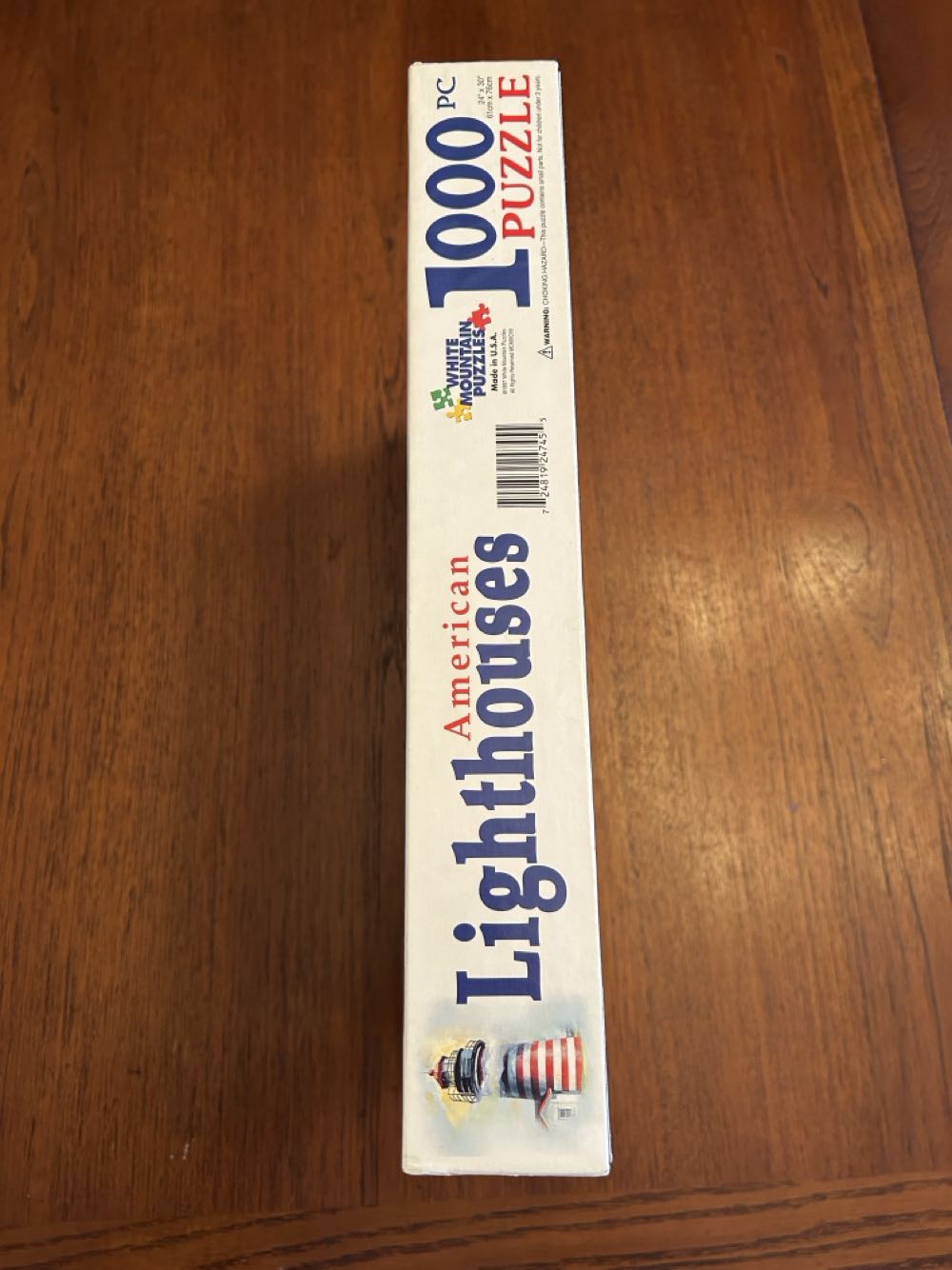 American Lighthouses - White Mountain Puzzles puzzle collectible [Barcode 724819247455] - Main Image 4