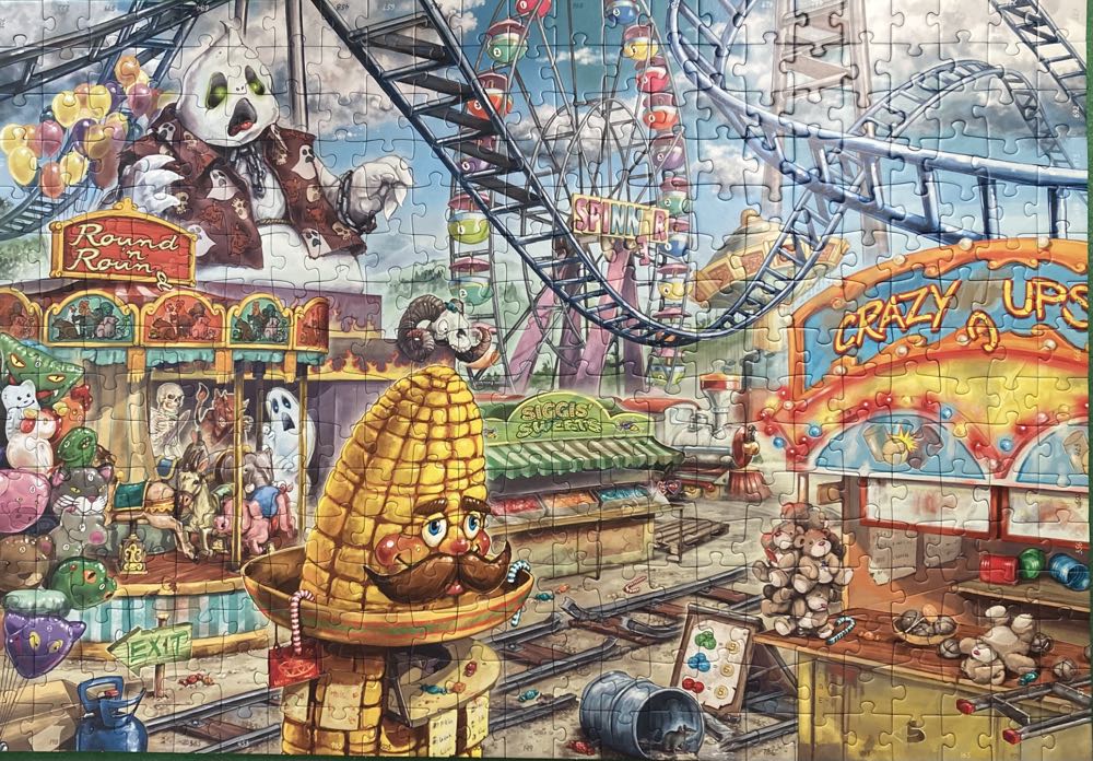 Amusement Park Plight Cheryl Newman  - Ravensburger puzzle collectible [Barcode 4005556129362] - Main Image 2
