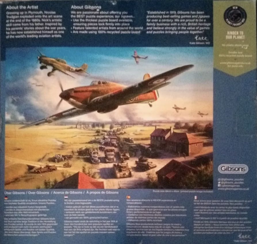 Road To Dunkirk🟦 - Gibsons puzzle collectible [Barcode 5012269062991] - Main Image 4