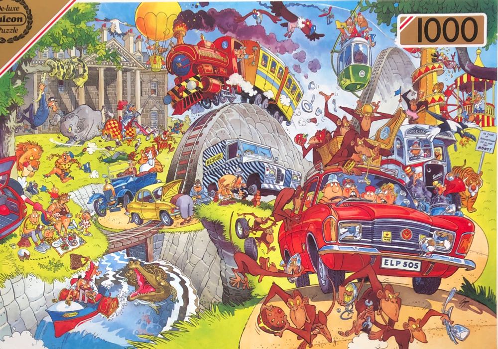 Safari Park - Falcon de luxe puzzle collectible [Barcode 5011145033391] - Main Image 2