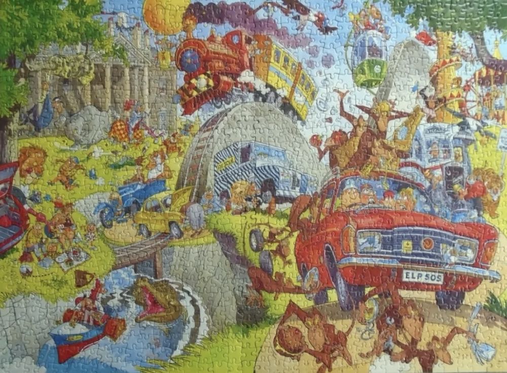 Safari Park - Falcon de luxe puzzle collectible [Barcode 5011145033391] - Main Image 3