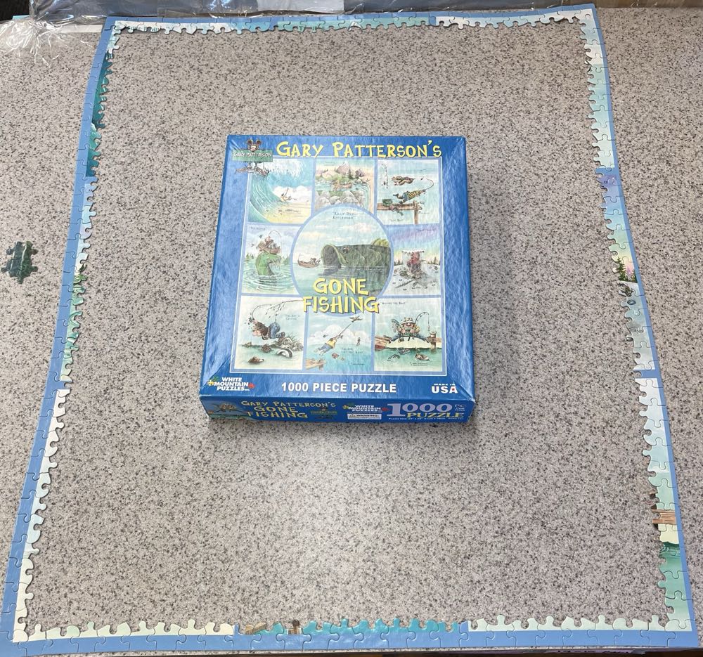 Gary Patterson’s Gone Fishing  (Item#696S) (2010) - White Mountain Puzzles, Inc. puzzle collectible [Barcode 724819252794] - Main Image 4