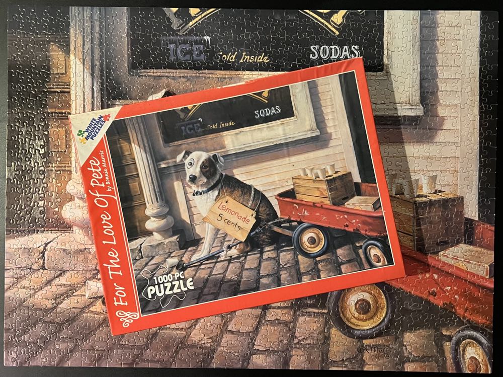 For The Love Of Pete**-468, 9/10/23 - SOLD - White Mountain puzzle collectible [Barcode 724819247783] - Main Image 4