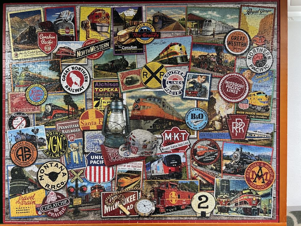 All Aboard - White Mountain puzzle collectible - Main Image 2