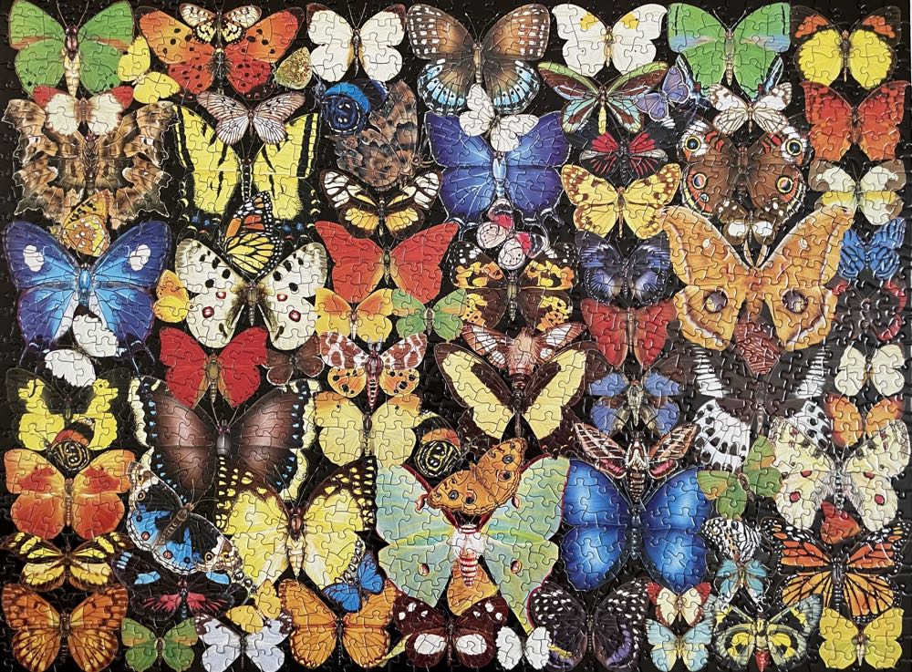 Butterflies - Bits & Pieces 🇺🇸 puzzle collectible [Barcode 704812483371] - Main Image 2