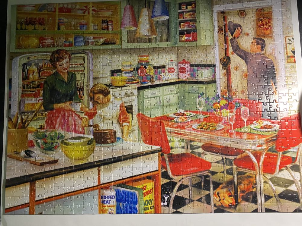 Back To The Past: Baking With Mom - CraZArt puzzle collectible [Barcode 4895145435383] - Main Image 2