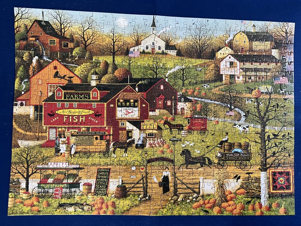 Blackbirds Roost at Mill Creek - Check Frank - Buffalo Games puzzle collectible [Barcode 079346037537] - Main Image 2