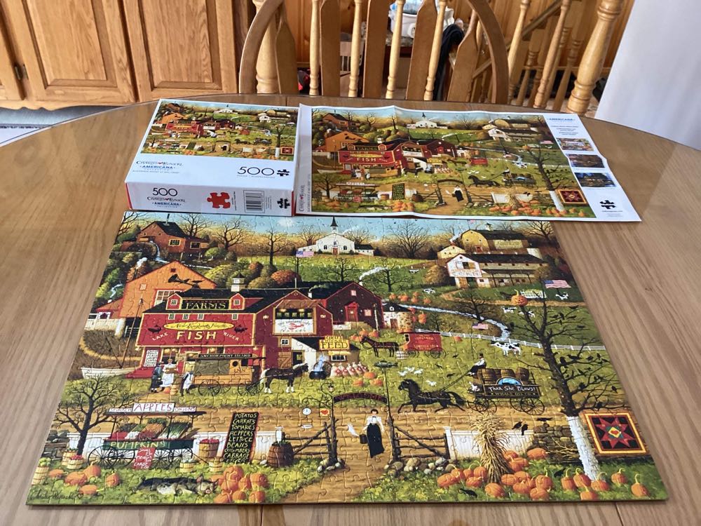 Blackbirds Roost at Mill Creek - Check Frank - Buffalo Games puzzle collectible [Barcode 079346037537] - Main Image 3