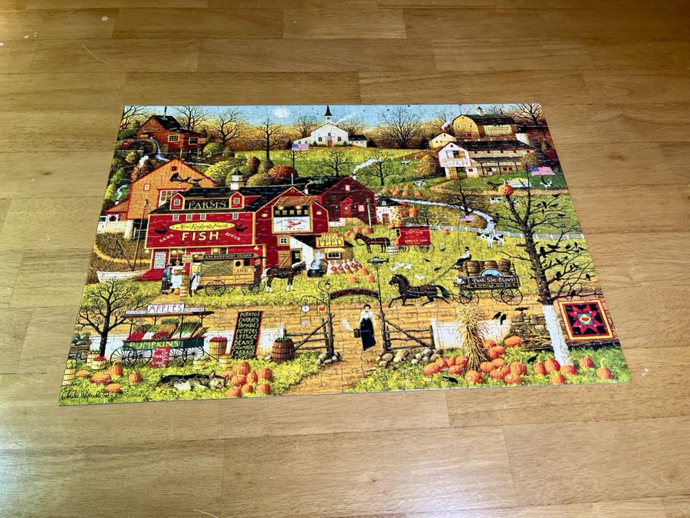 Blackbirds Roost at Mill Creek - Check Frank - Buffalo Games puzzle collectible [Barcode 079346037537] - Main Image 4