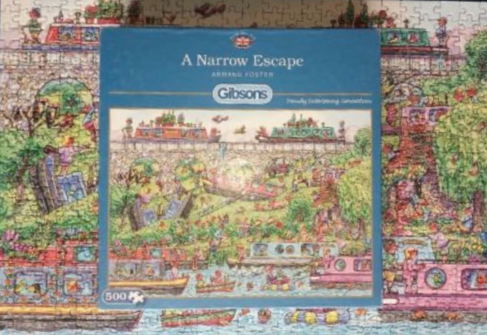 A Narrow Escape - Gibsons puzzle collectible [Barcode 5012269030921] - Main Image 4