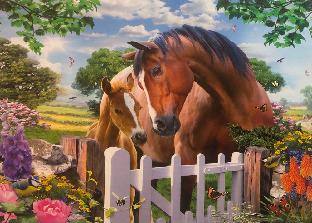 ⬜️Horses At The Gate VERKOCHT - King puzzle collectible [Barcode 8710125053882] - Main Image 2