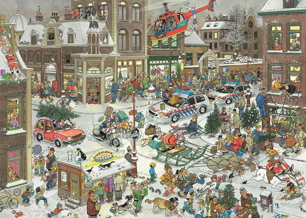 JvH - Christmas - Jumbo puzzle collectible [Barcode 8710126130070] - Main Image 2