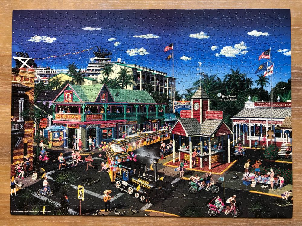 Key West (C,D) - SunsOut puzzle collectible [Barcode 796780562080] - Main Image 2