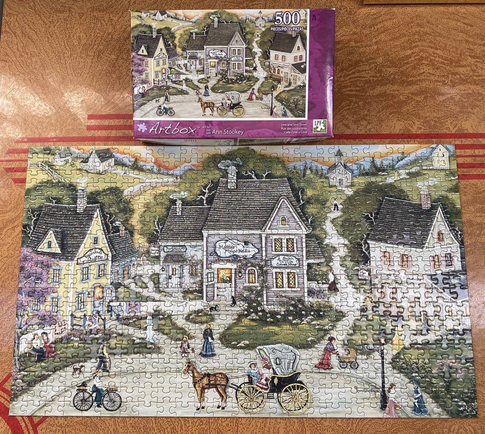 Sew And Sew Street - Lafayette Puzzle Factory puzzle collectible - Main Image 2