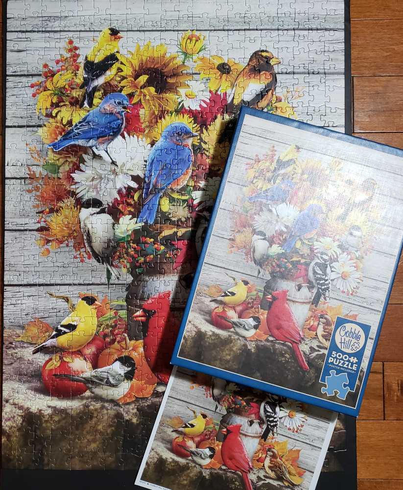 Fall Harvest (V)🧩 - Cobble Hill puzzle collectible [Barcode 625012850506] - Main Image 4