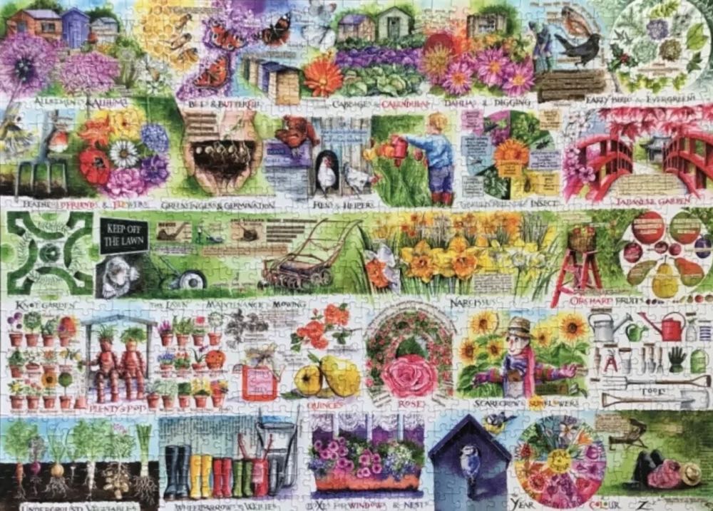 Wheelbarrows & Wellies - Gibsons puzzle collectible [Barcode 5012269071061] - Main Image 4