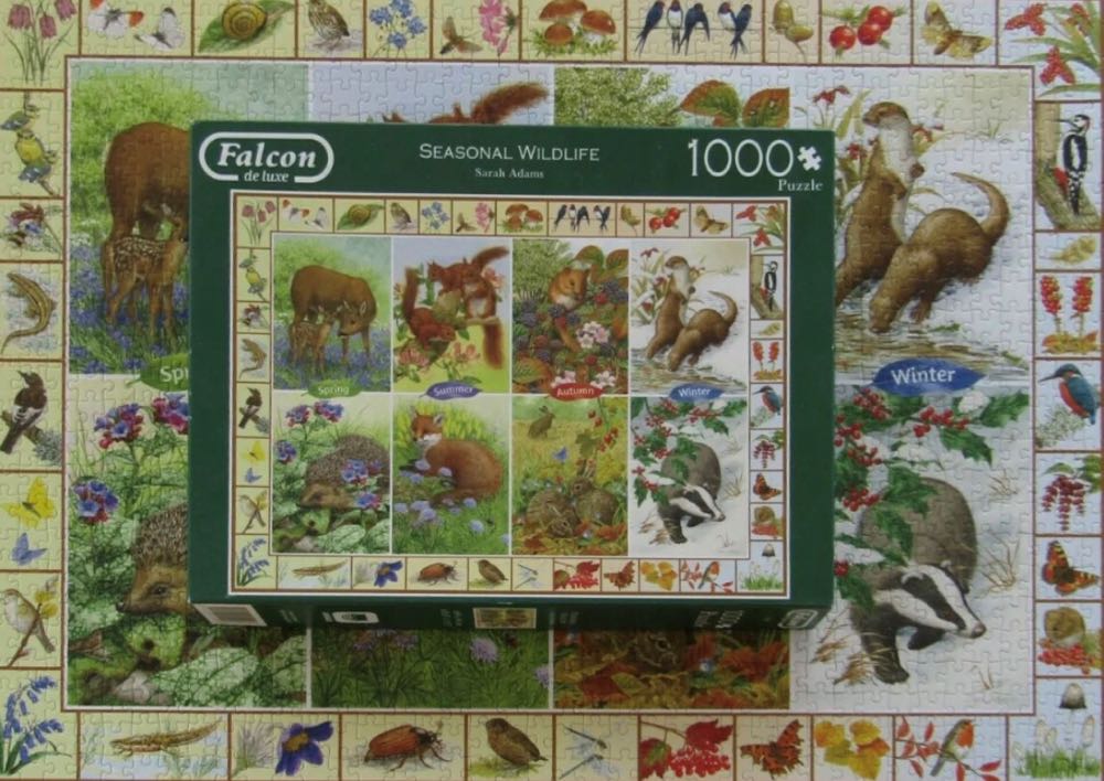 Seasonal Wildlife - Falcon de luxe puzzle collectible [Barcode 8710126112007] - Main Image 4