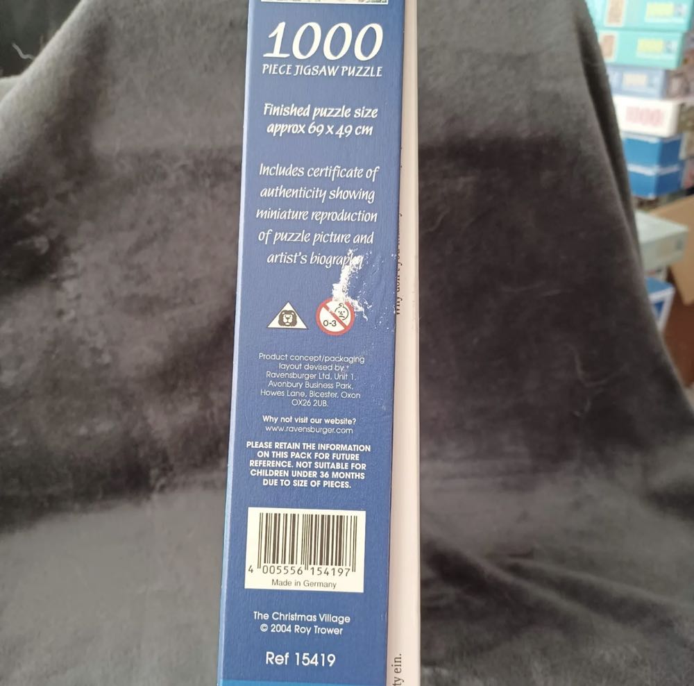 7. The Christmas Village (SOLD) - Ravensburger puzzle collectible [Barcode 4005556154197] - Main Image 2