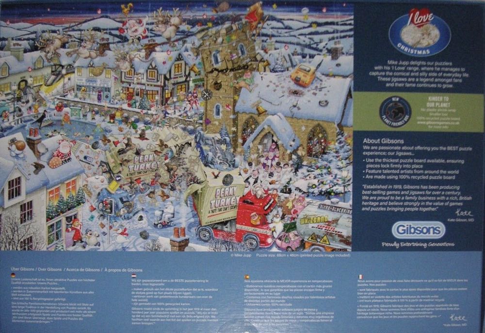 I Love Christmas - Gibsons puzzle collectible [Barcode 5012269070132] - Main Image 4