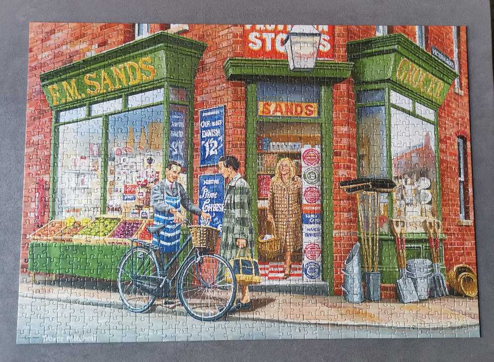 The Grocers Shop - FX Schmid puzzle collectible [Barcode 4050368054036] - Main Image 2