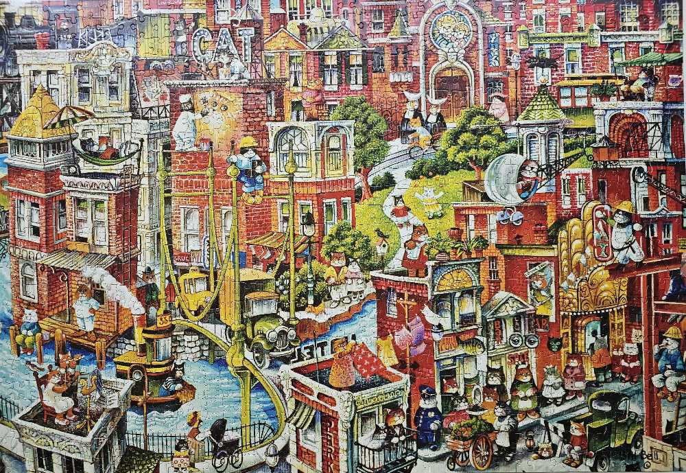 Cat City - Sure-lox puzzle collectible [Barcode 686141710000] - Main Image 2