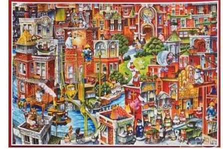 Cat City - Sure-lox puzzle collectible [Barcode 686141710000] - Main Image 4