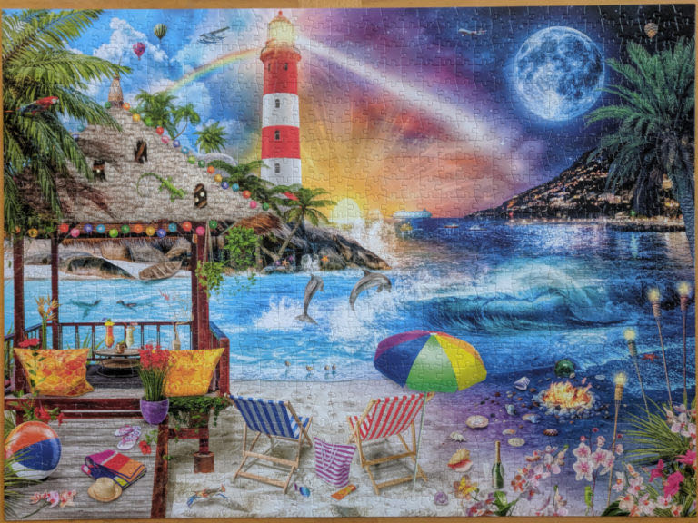 Life’s A Beach - 3, 4/18/20 - Buffalo Games puzzle collectible [Barcode 079346996070] - Main Image 2
