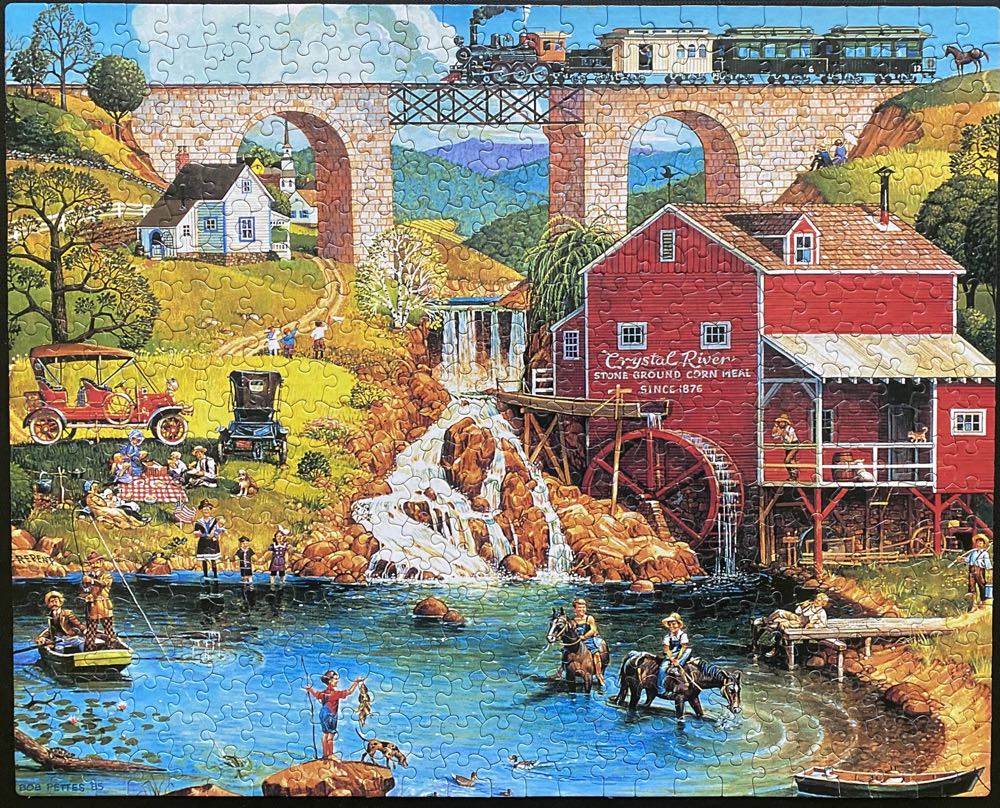 Crystal River Mill - E&L Corp puzzle collectible [Barcode 659980200056] - Main Image 2
