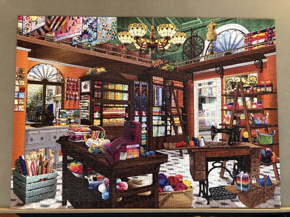 Spools And Bolts - SunsOut puzzle collectible [Barcode 796780315266] - Main Image 2