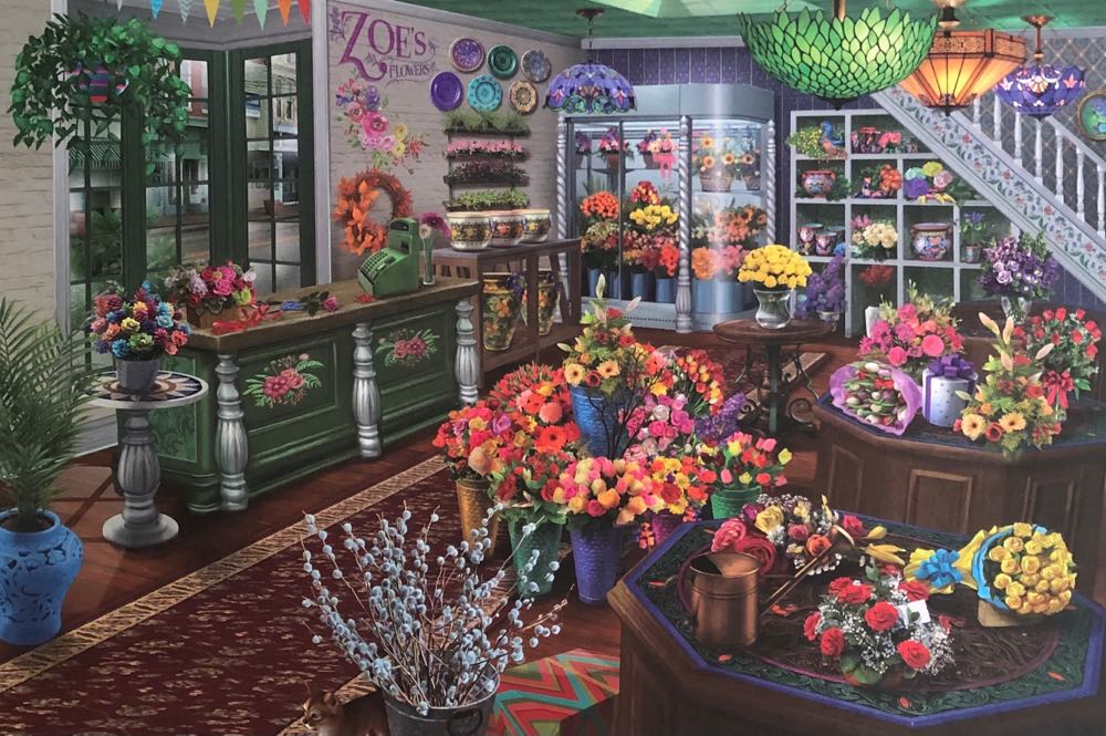 Zoe’s Flower Shop - Corner Piece puzzle collectible [Barcode 5052089303584] - Main Image 2