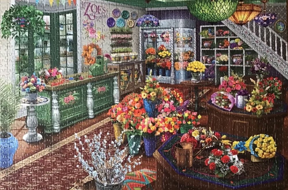 Zoe’s Flower Shop - Corner Piece puzzle collectible [Barcode 5052089303584] - Main Image 3