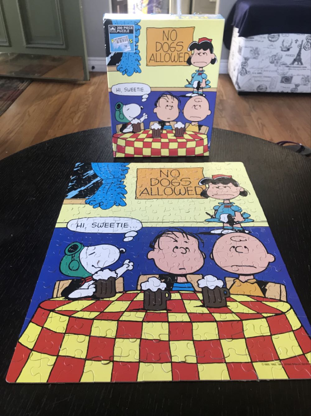 No Dogs Allowed 🚫🐶 - Golden 🇺🇸 puzzle collectible [Barcode 033500047329] - Main Image 2