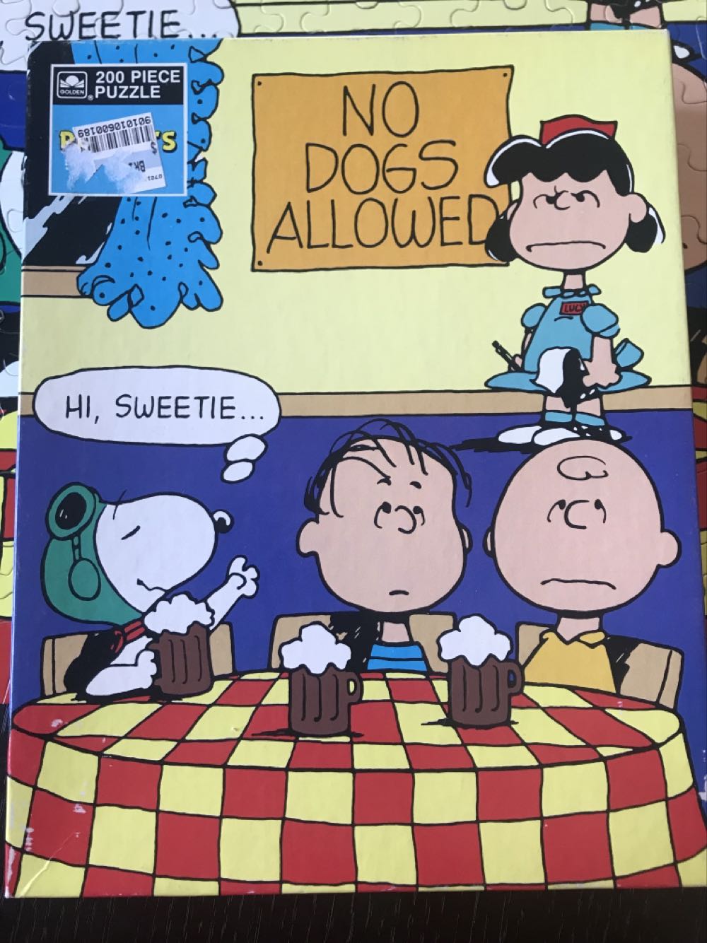 No Dogs Allowed 🚫🐶 - Golden 🇺🇸 puzzle collectible [Barcode 033500047329] - Main Image 3