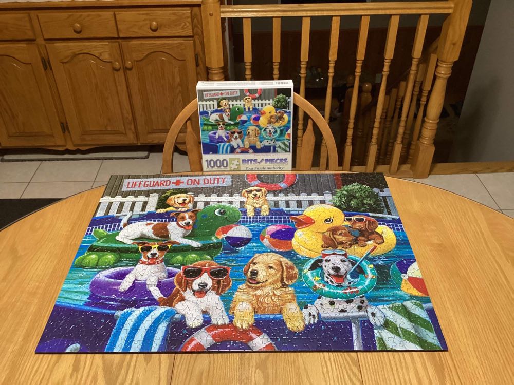 Puppy Pool Party - Bits & Pieces puzzle collectible [Barcode 192949061423] - Main Image 2