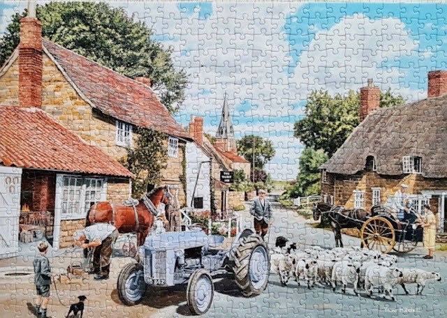 Country Lane - Falcon de luxe puzzle collectible [Barcode 8710126110263] - Main Image 3