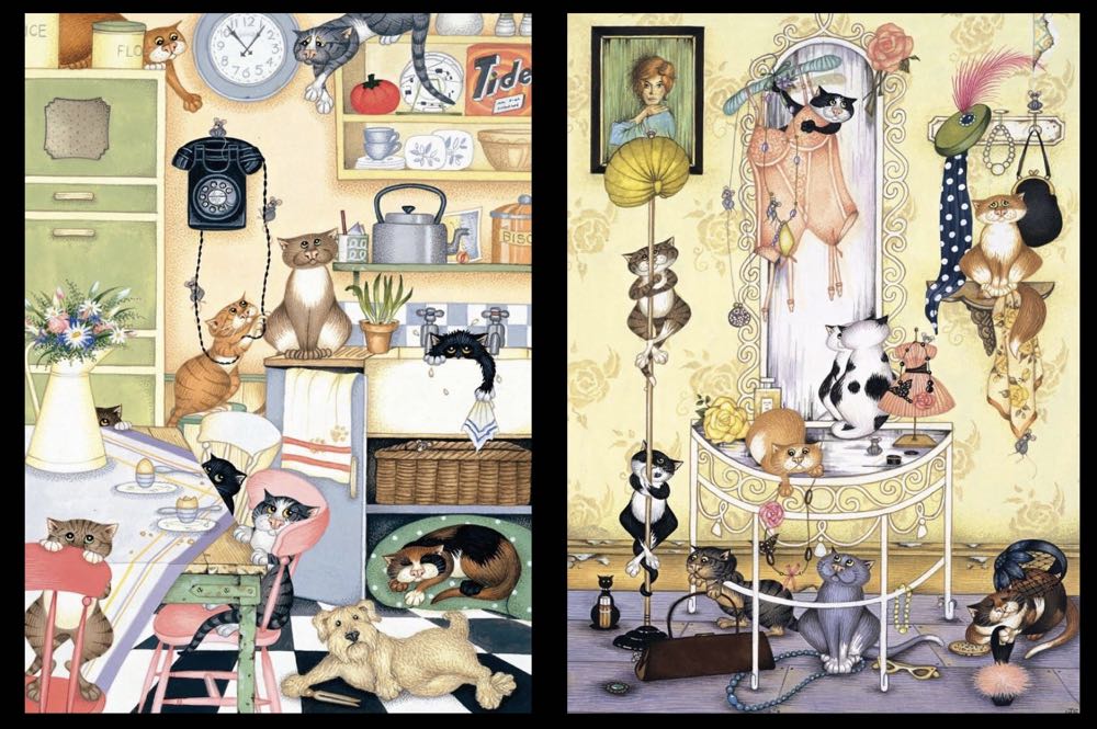 Crazy Cats - In Household Heaven - Ravensburger puzzle collectible [Barcode 4005556140596] - Main Image 2