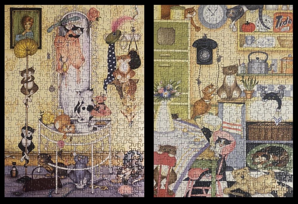 Crazy Cats - In Household Heaven - Ravensburger puzzle collectible [Barcode 4005556140596] - Main Image 3