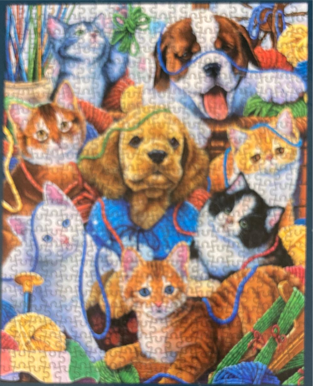 Kittens And Pups - Cardinal puzzle collectible - Main Image 1