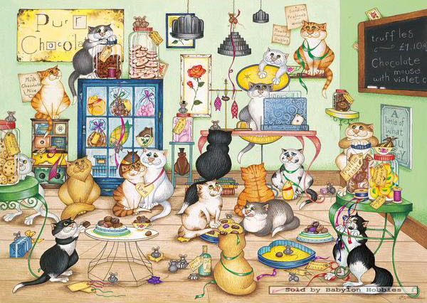 Purrfect Chocolate - Gibsons puzzle collectible [Barcode 5012269061642] - Main Image 2