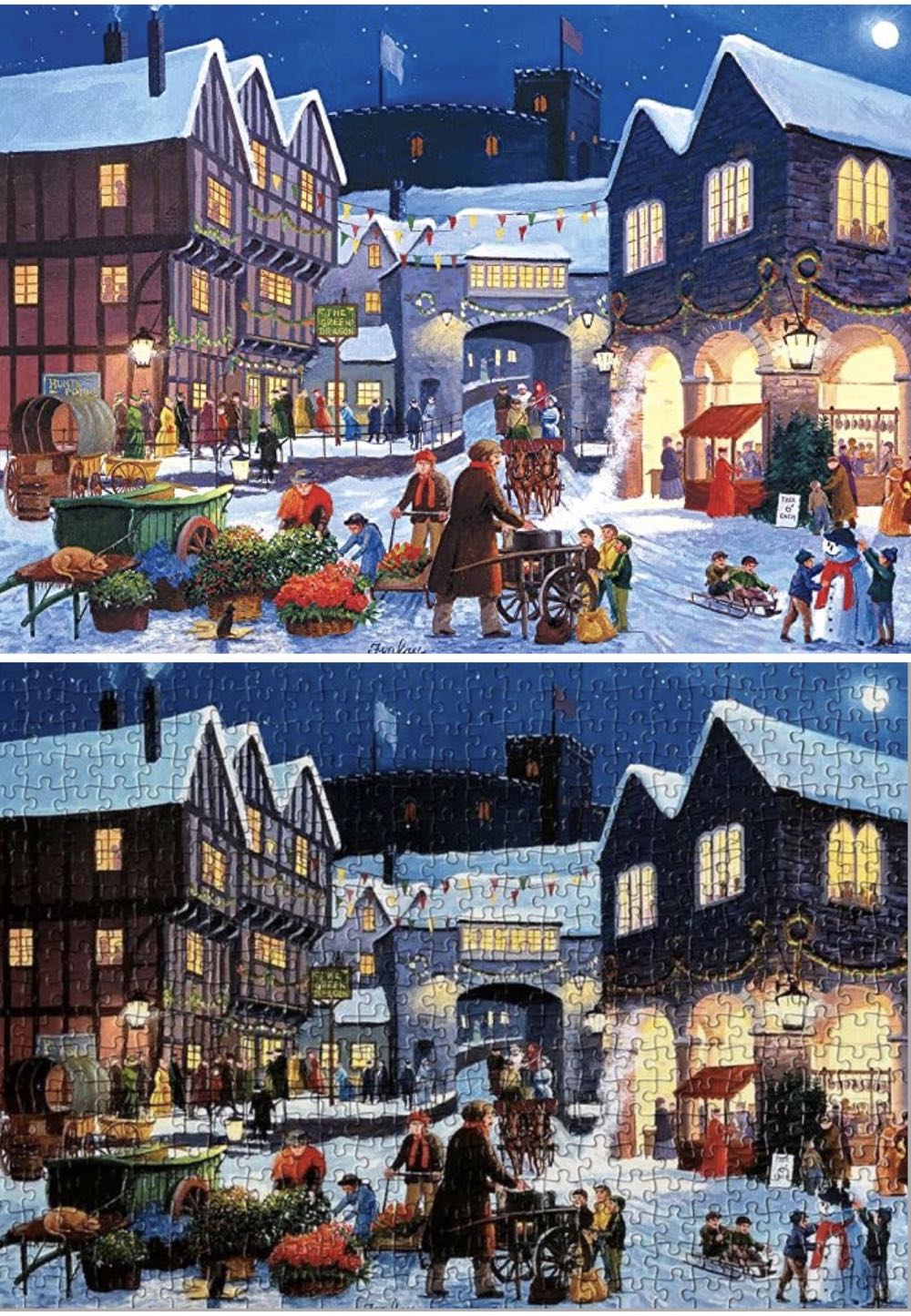 Christmas Eve - Gibsons puzzle collectible [Barcode 5012269050141] - Main Image 3
