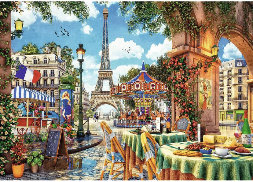 Parisian morning - Trefl puzzle collectible [Barcode 5900511106220] - Main Image 2