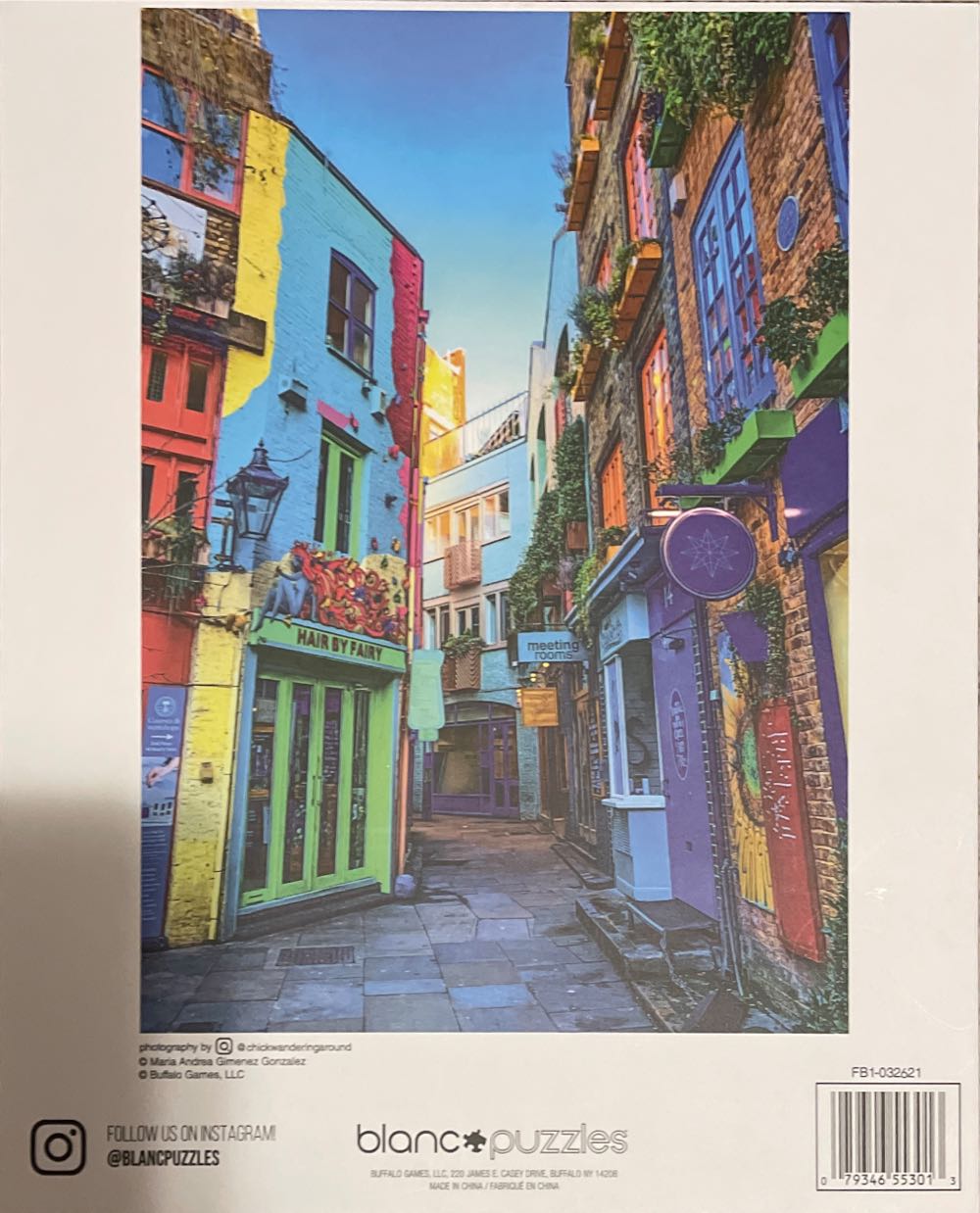 Bright London Streets - Blanc puzzle collectible [Barcode 079346553013] - Main Image 2