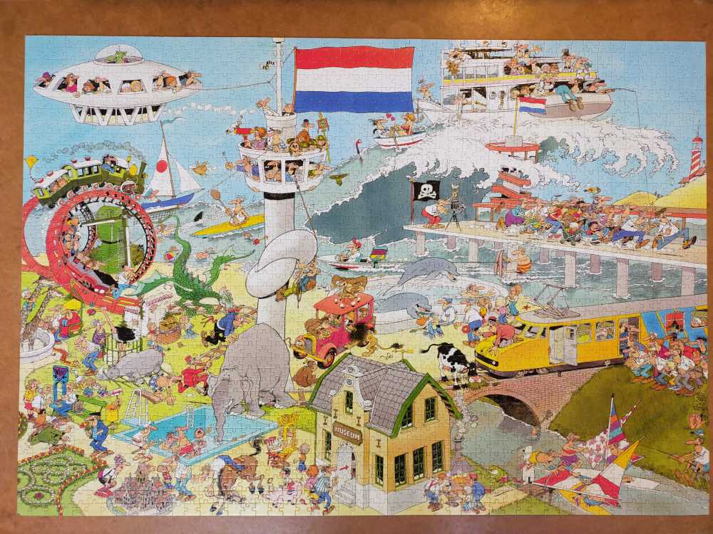 By Air, Land And Sea - Jumbo puzzle collectible [Barcode 8710126017463] - Main Image 2