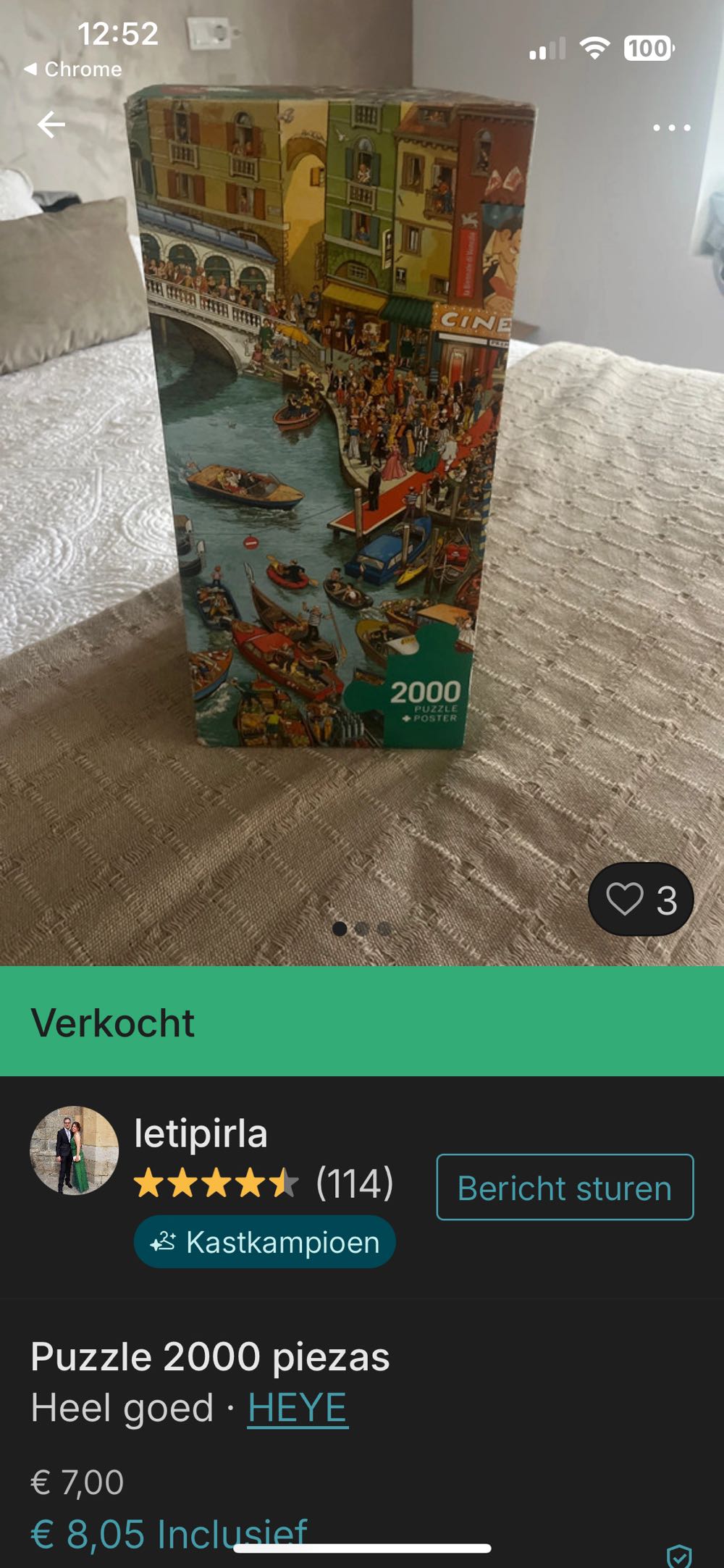 O Sole Mio! (Ewelina Messenger) - HEYE puzzle collectible [Barcode 4001689298432] - Main Image 4