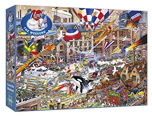 I ❤️ the Weekend - Gibsons 🇬🇧 puzzle collectible [Barcode 5012269007879] - Main Image 1
