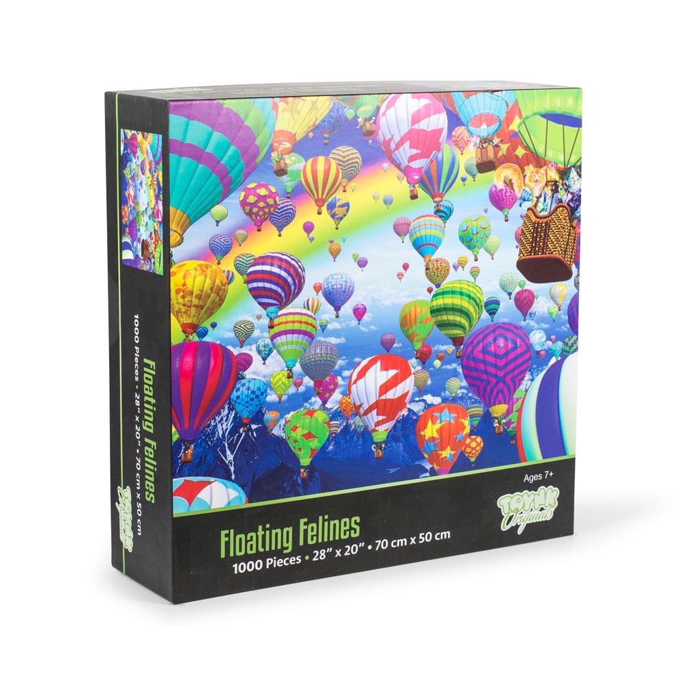 Floating Felines - Toynk puzzle collectible [Barcode 849795072690] - Main Image 1